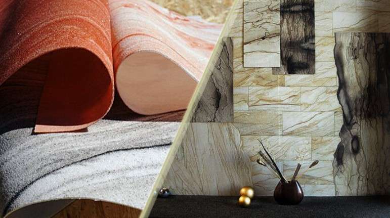 Гибкий мрамор для стен: эстетика природного камня в современном интерьере