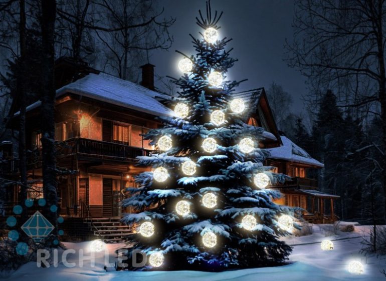 От 0,5 до 2 метров — как выбрать размер и цвет светодиодного шара